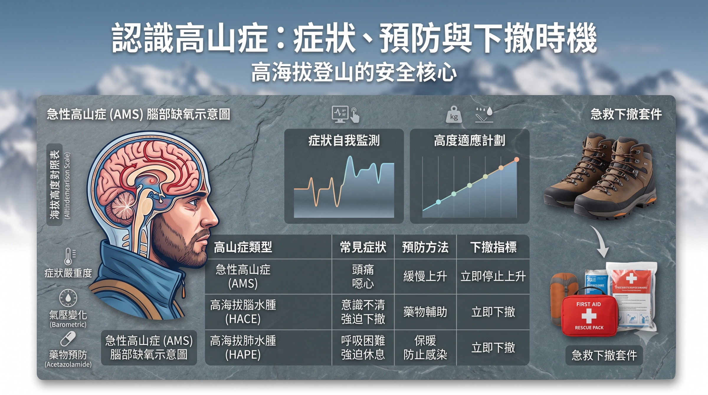 認識高山症：症狀、預防與下撤時機